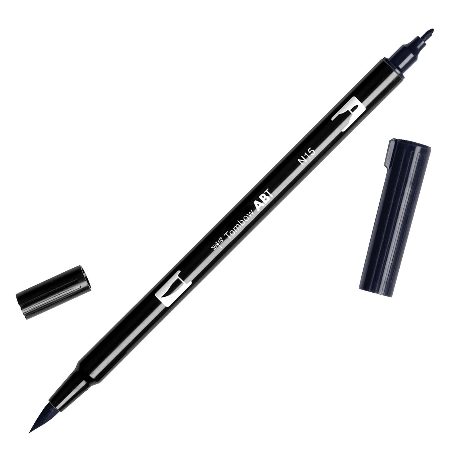 TABT-N15.jpg TOMBOW ABT DUAL BRUSH PEN N15 BLACK - Image 1