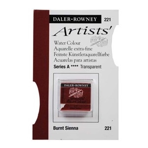 130015221.jpg ARTISTS WATERCOLOUR HP BURNT SIENNA A - Image 1