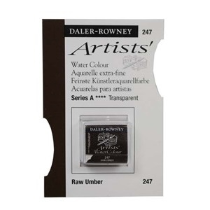 130015247.jpg ARTISTS WATERCOLOUR HP RAW UMBER A - Image 1