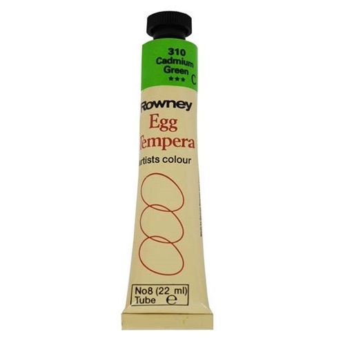 133008310.jpg EGG TEMPERA 22ML CADMIUM GREEN C - Image 1