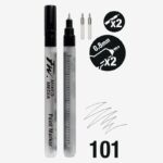 FW MARKER SET 2XSM 0.8MM TECHN+NIBS