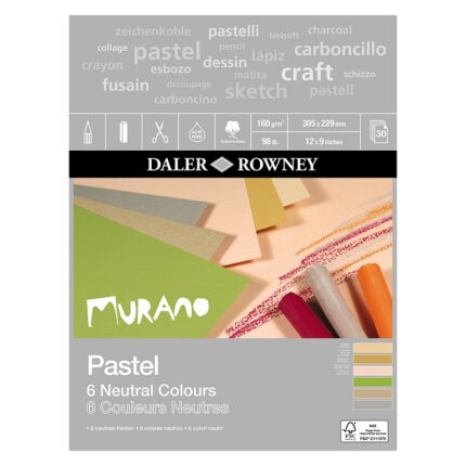 MURANO PAPER NEUTRAL PAD 160G 12X9IN 30SH