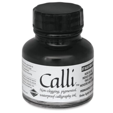 CALLI CALLIGRAPHY INK 29.5ML JET BLACK INDIA