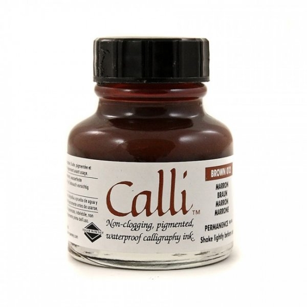 604301012.jpg CALLI CALLIGRAPHY INK 29.5ML BROWN - Image 1