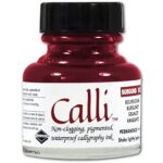 CALLI CALLIGRAPHY INK 29.5ML BURGUNDY