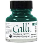 CALLI CALLIGRAPHY INK 29.5ML GREEN