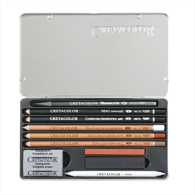 CR40020.jpg CRETACOLOR ARTINO DRAWING SET 10PCS - Image 1