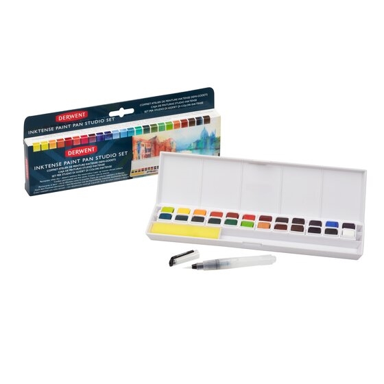 DRW2305545.jpg DERWENT INKTENSE PAINT PAN {24} SET - Image 1