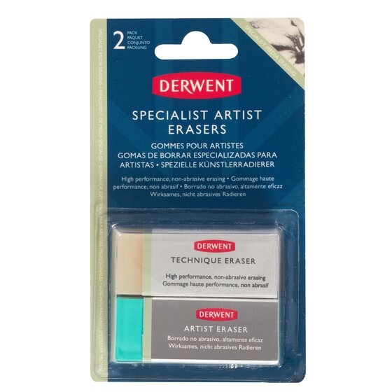 DRW2305815.jpg DERWENT SPECIALIST ARTIST ERASERS 2PCS - Image 1