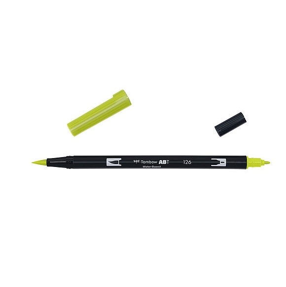 TABT-126.jpg TOMBOW ABT DUAL BRUSH PEN 126 LIGHT OLIVE - Image 1