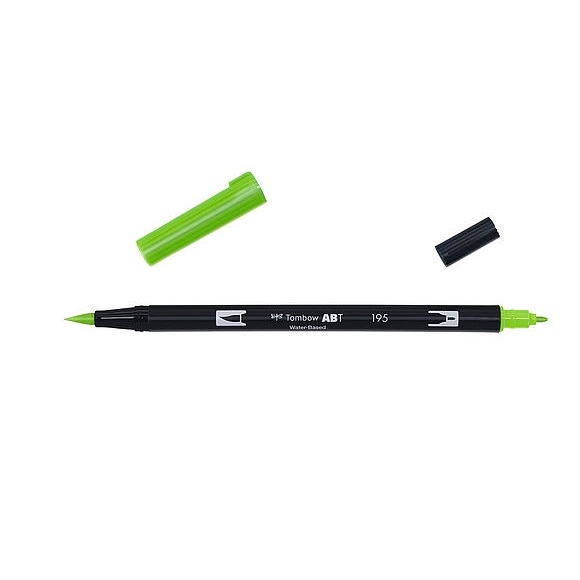 TABT-195.jpg TOMBOW ABT DUAL BRUSH PEN 195 LIGHT GREEN - Image 1