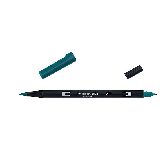 TABT-277.jpg TOMBOW ABT DUAL BRUSH PEN 277 DARK GREEN - Image 1
