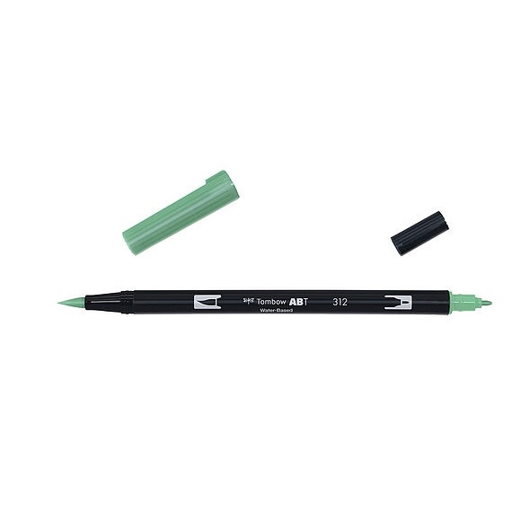 TABT-312.jpg TOMBOW ABT DUAL BRUSH PEN 312 HOLLY GREEN - Image 1