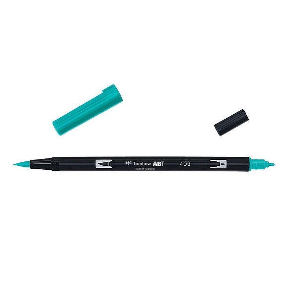 TABT-403.jpg TOMBOW ABT DUAL BRUSH PEN 403 BRIGHT BLUE - Image 1
