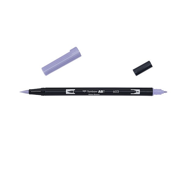 TABT-603.jpg TOMBOW ABT DUAL BRUSH PEN 603 PERIWINKLE - Image 1