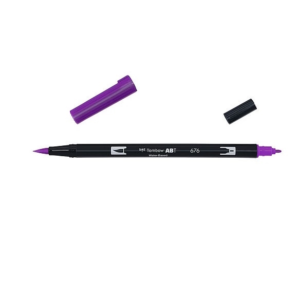 TABT-676.jpg TOMBOW ABT DUAL BRUSH PEN 676 ROYAL PURPLE - Image 1