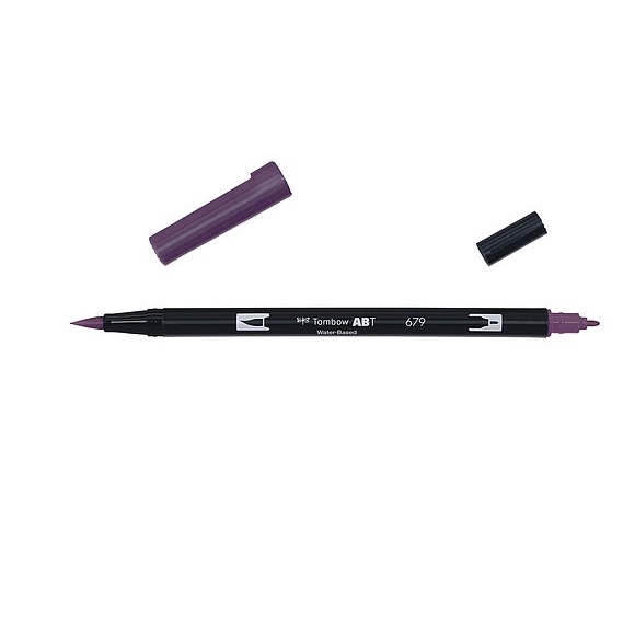 TABT-679.jpg TOMBOW ABT DUAL BRUSH PEN 679 DARK PLUM - Image 1