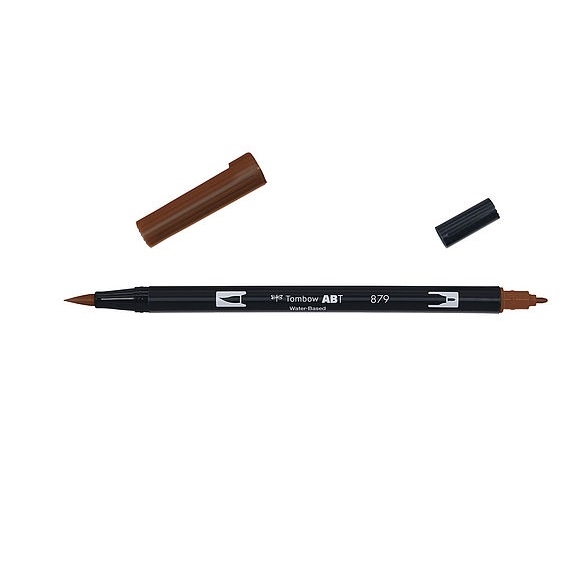 TABT-879.jpg TOMBOW ABT DUAL BRUSH PEN 879 BROWN - Image 1