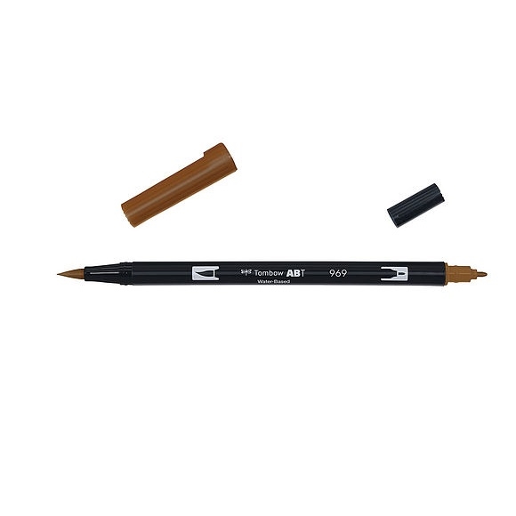 TABT-969.jpg TOMBOW ABT DUAL BRUSH PEN 969 CHOCOLATE - Image 1