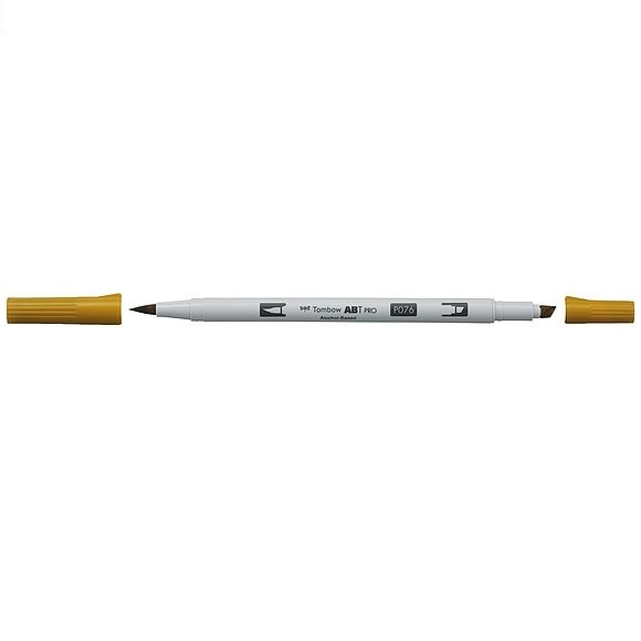 TABTP-076.jpg TOMBOW ABT PRO DUAL BRUSH MARKER P076 GREEN OCHRE - Image 1