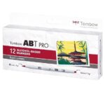 TOMBOW ABT PRO DUAL BRUSH MARKER 12PCS BASIC SET