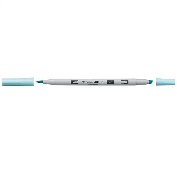 TABTP-401.jpg TOMBOW ABT PRO DUAL BRUSH MARKER P401 AQUA - Image 1
