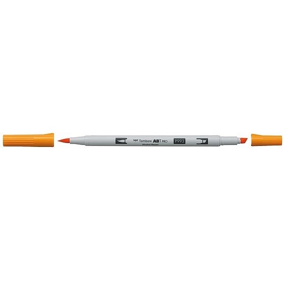 TABTP-993.jpg TOMBOW ABT PRO DUAL BRUSH MARKER P993 CHROME ORANGE - Image 1