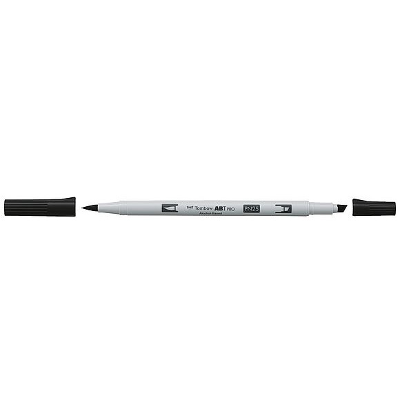 TABTP-N25.jpg TOMBOW ABT PRO DUAL BRUSH MARKER PN25 LAMP BLACK - Image 1