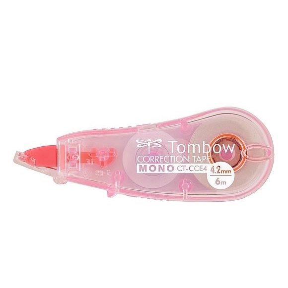 TCT-CCE4-PK.jpg TOMBOW MONO CORRECTION TAPE 4.2MMX6M PINK - Image 1