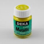 DEKA COLOR METALLIC ACRYL PAINT 25ML YELLOW