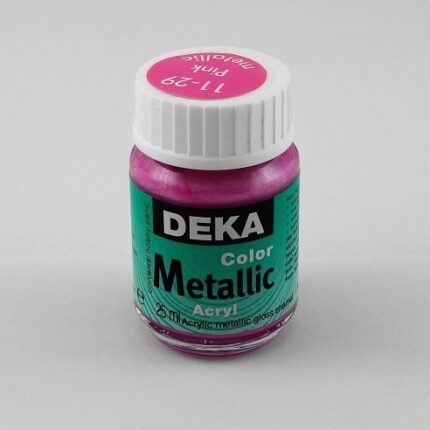 DEKA COLOR METALLIC ACRYL PAINT 25ML PINK