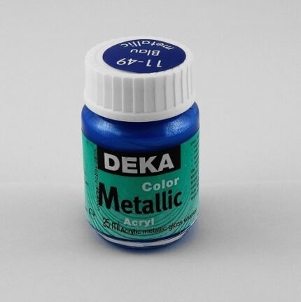 DEKA COLOR METALLIC ACRYL PAINT 25ML BLUE