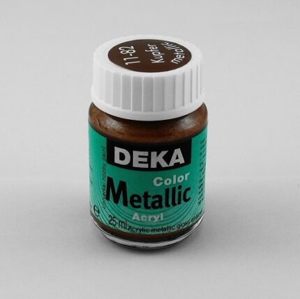 DEKA COLOR METALLIC ACRYL PAINT 25ML COPPER
