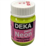 DEKA PERM NEON FABRIC PAINT 25ML YELLOW