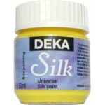 DEKA SILK FABRIC PAINT 50ML LEMON