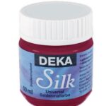 DEKA SILK FABRIC PAINT 50ML BORDEAUX