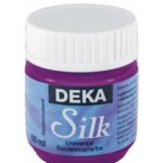 DEKA SILK FABRIC PAINT 50ML AUBERGINE