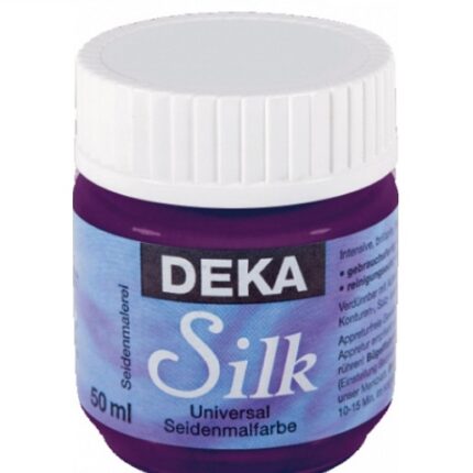 DEKA SILK FABRIC PAINT 50ML PLUM