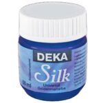 DEKA SILK FABRIC PAINT 50ML BLUE
