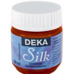 DEKA SILK FABRIC PAINT 50ML CHESTNUT BROWN