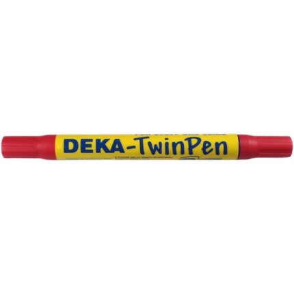 DEKA TWIN PEN FABRIC MARKER BORDO