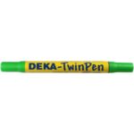 DEKA TWIN PEN FABRIC MARKER LIGHT GREEN