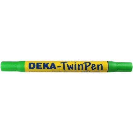 DEKA TWIN PEN FABRIC MARKER LIGHT GREEN