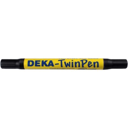 DEKA TWIN PEN FABRIC MARKER BLACK