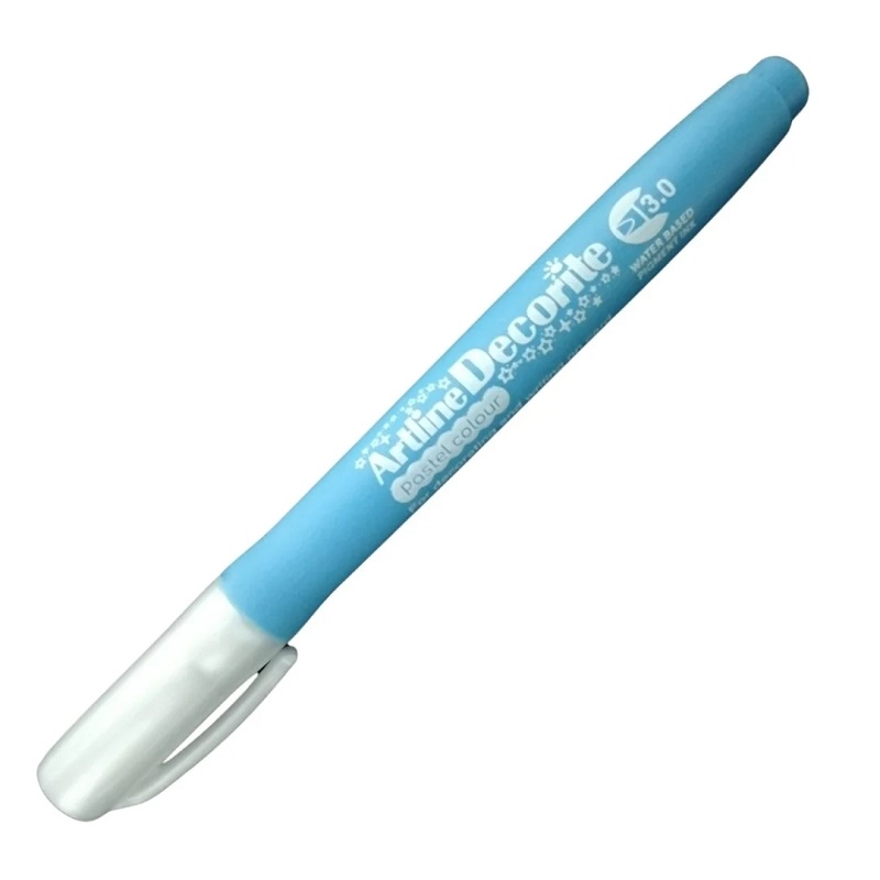 EDF-3PBL.jpg ARTLINE DECORITE MARKER 3.0MM PASTEL BLUE - Image 1