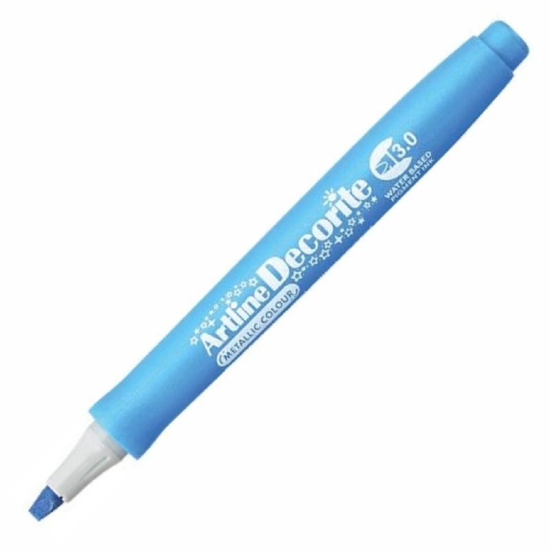 EDFM-3MBL.jpg ARTLINE DECORITE MARKER 3.0MM METALLIC BLUE - Image 1