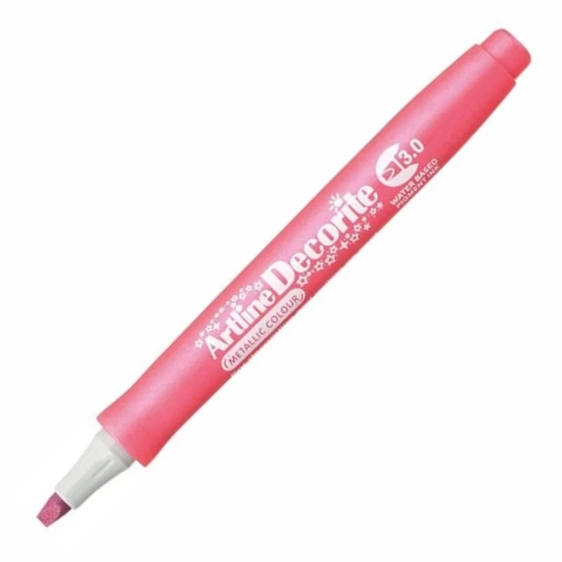 EDFM-3MPI.jpg ARTLINE DECORITE MARKER 3.0MM METALLIC PINK - Image 1