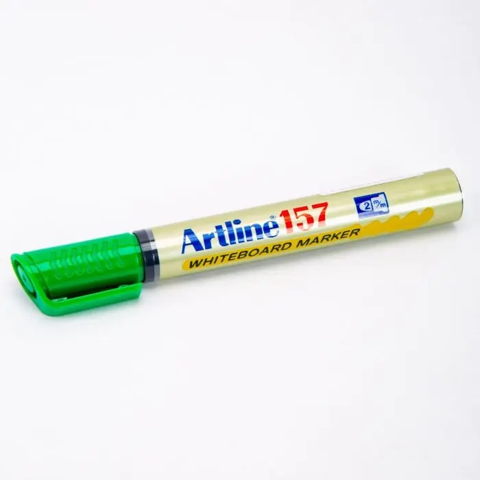 EK-157GR.jpg ARTLINE 157 WHITEBOARD MARKER GREEN - Image 1