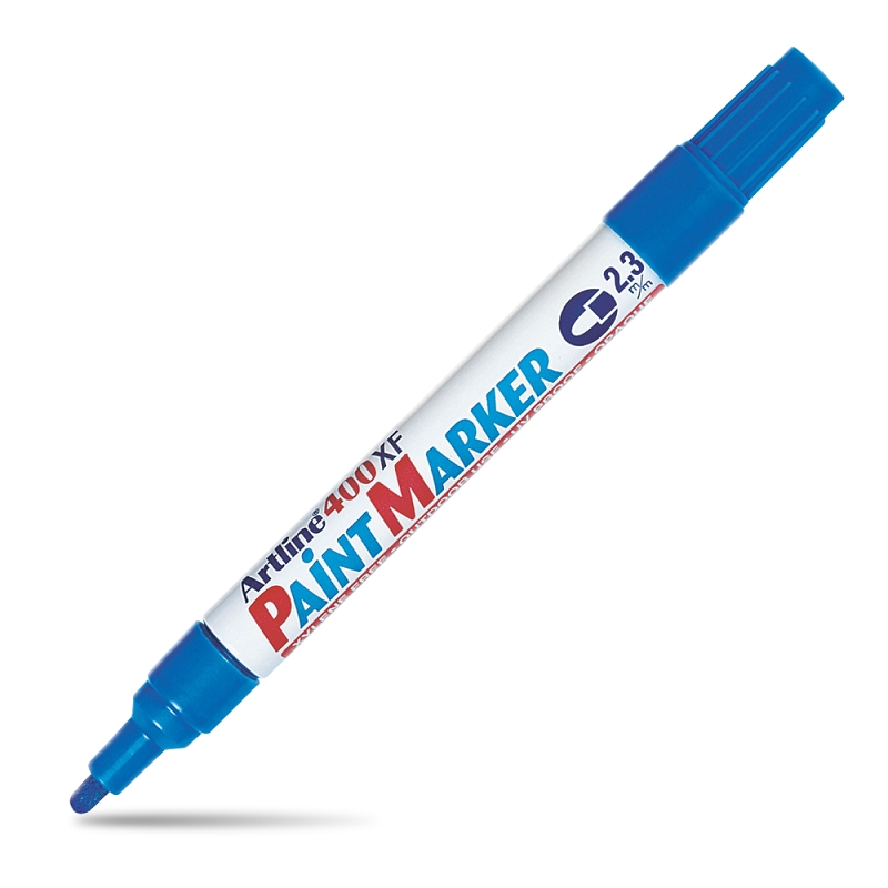 EK-400XFBL.jpg ARTLINE 400XF 2.3MM PAINT MARKER BLUE - Image 1