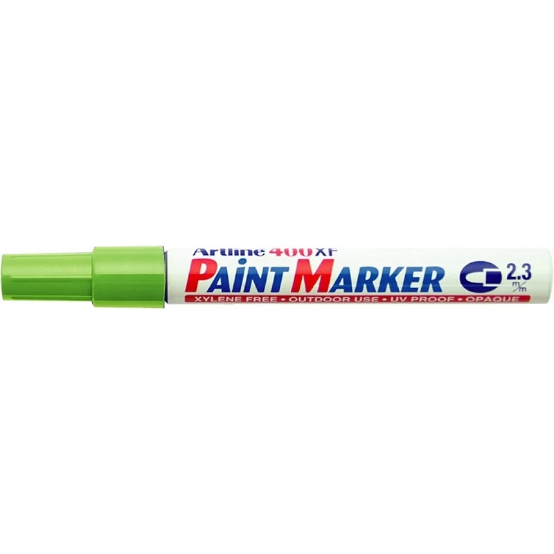 EK-400XFYLGR.jpg ARTLINE 400XF 2.3MM PAINT MARKER YELLOW-GREEN - Image 1
